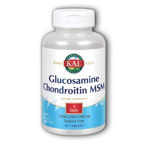 Glucosamina Condroitina MSM 90 Tabs de Kal