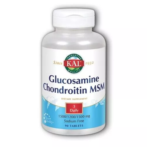 Glucosamina Condroitina MSM 90 Tabs de Kal