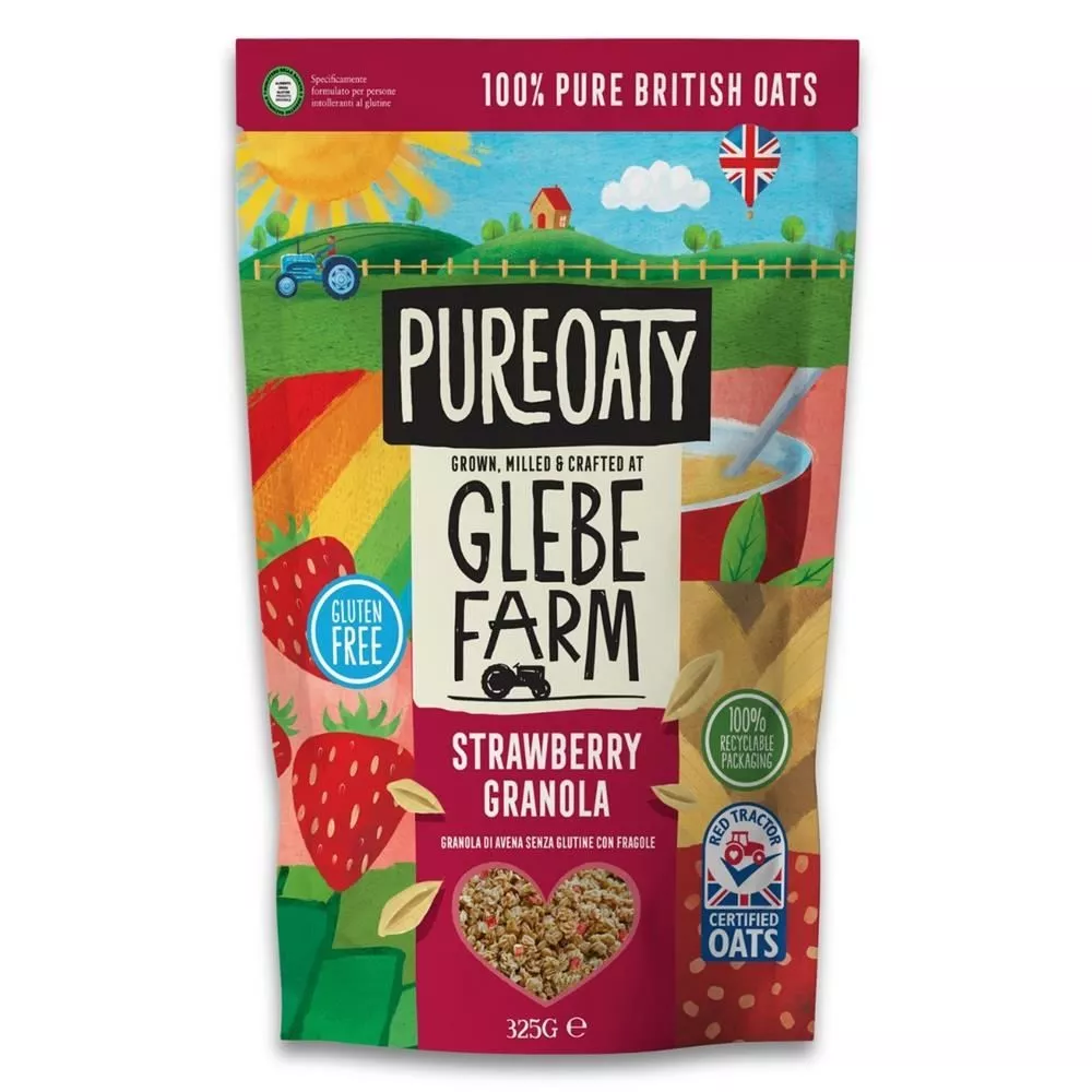 En Oferta Granola De Fresa Pura Avena Sin Gluten Glebe Farm 325 G