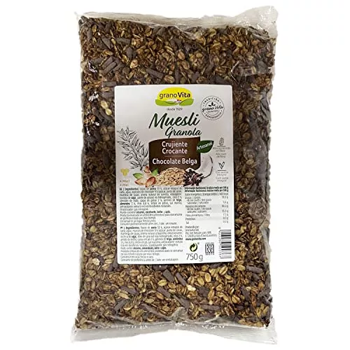 Granovita Muesli Crujiente Con Chocolate Cereales - 750 gr