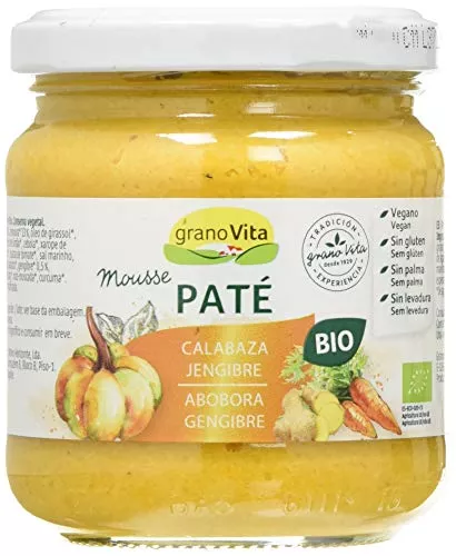 Granovita Pate Mousse Calabaza Jengibre Bio Vegetal 175g