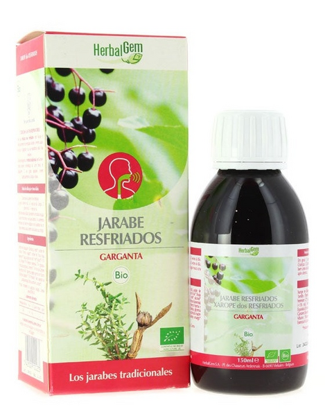 Herbal Gem Jarabe Resfriados Garganta Bio 150 ml
