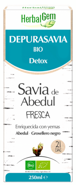 Herbalgem Depurasabia Savia Abedul Fresca Detox Bio 250 ml