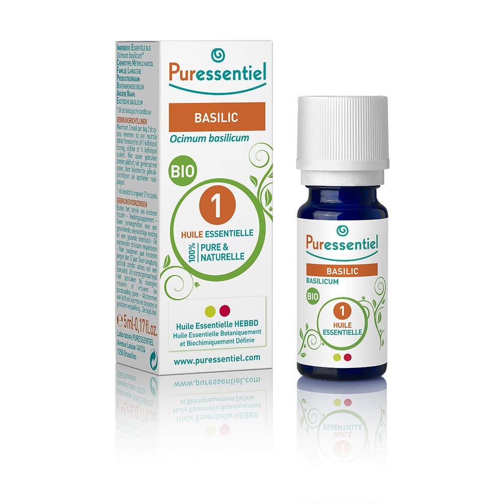 - Huile Essentielle Basilic - Bio - 100 pourcent pure et naturelle - HEBBD - ...
