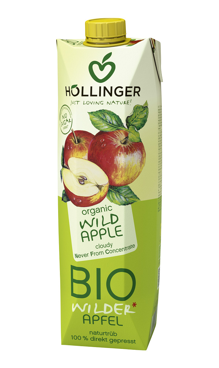 JUGO DE MANZANA NFC BIO 1 L - HOLLINGER
