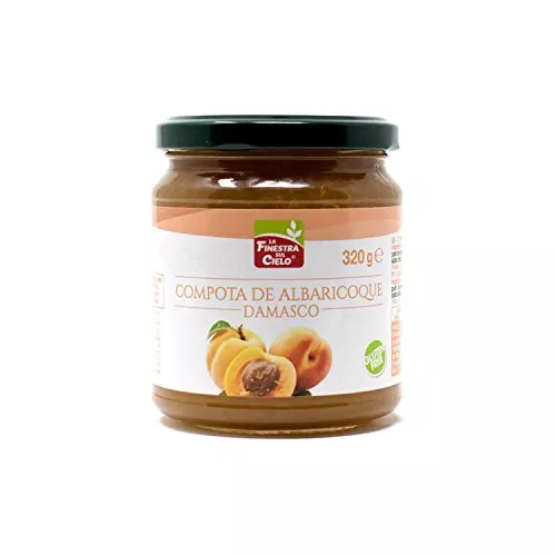 LA FINESTRA SUL CIELO Compota de Albaricoque, 320g (Bio)