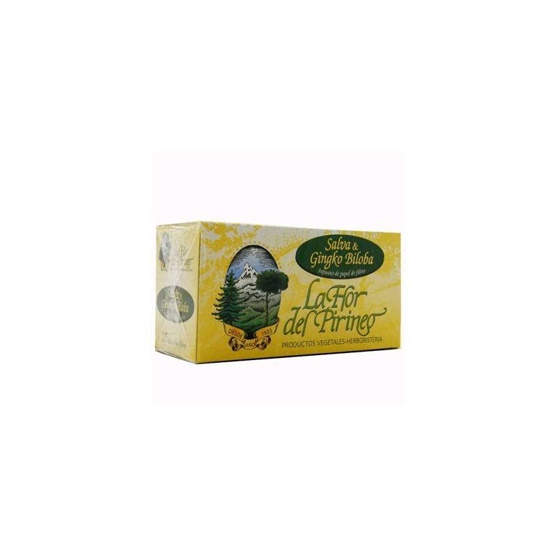 LA FLOR DEL PIRINEO SALVIA INFUSION e GINKGO 25U. FL