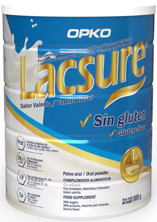 Lacsure Vainilla Polvo 800 gr