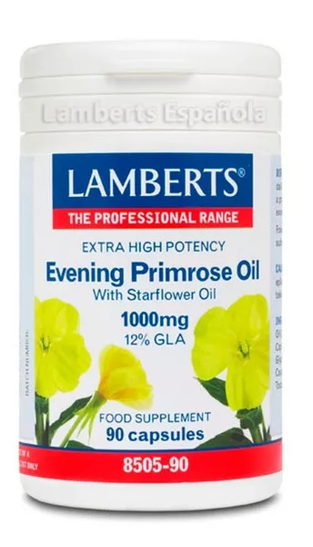 Lamberts Aceite Primula Extra Alta Potencia Con Borraja 1000mg 9