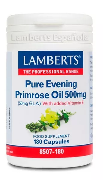Lamberts Aceite De Primula Puro 500mg 180 Caps