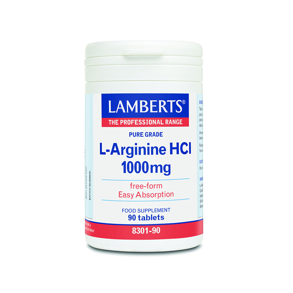 Lamberts L-Arginina HCL 1000mg 90 Comprimidos