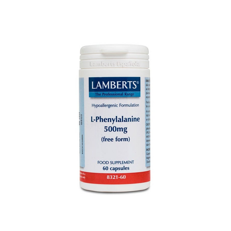 Lamberts L-Fenilalanina 500Mg 60 Comprimidos