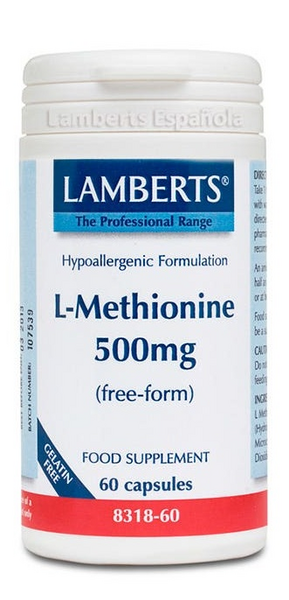 Lamberts L-Metionina 500mg 60 Comprimidos