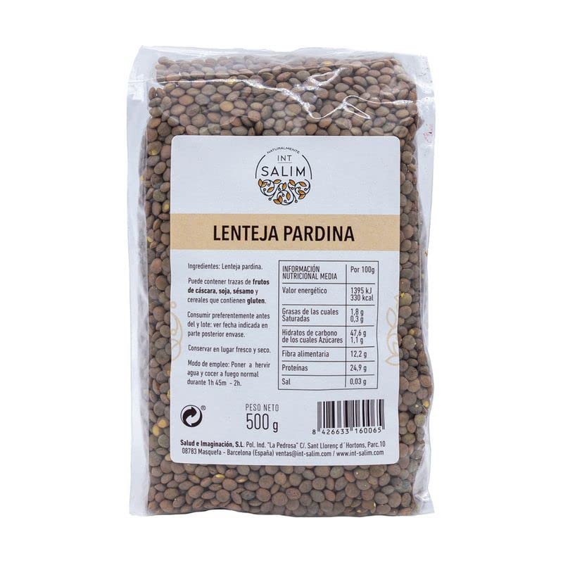 lentejas pardinas int-salim 500 gr.