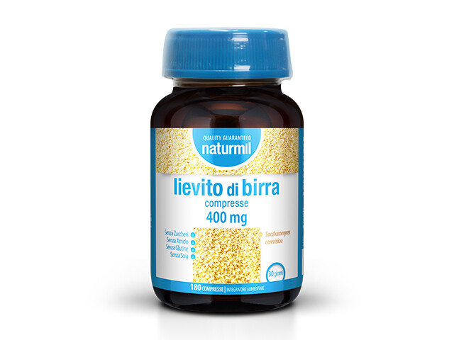 Lievito di Birra 400mg Naturmil 180 Compresse
