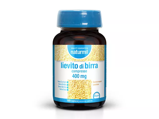 Lievito di Birra 400mg Naturmil 180 Compresse