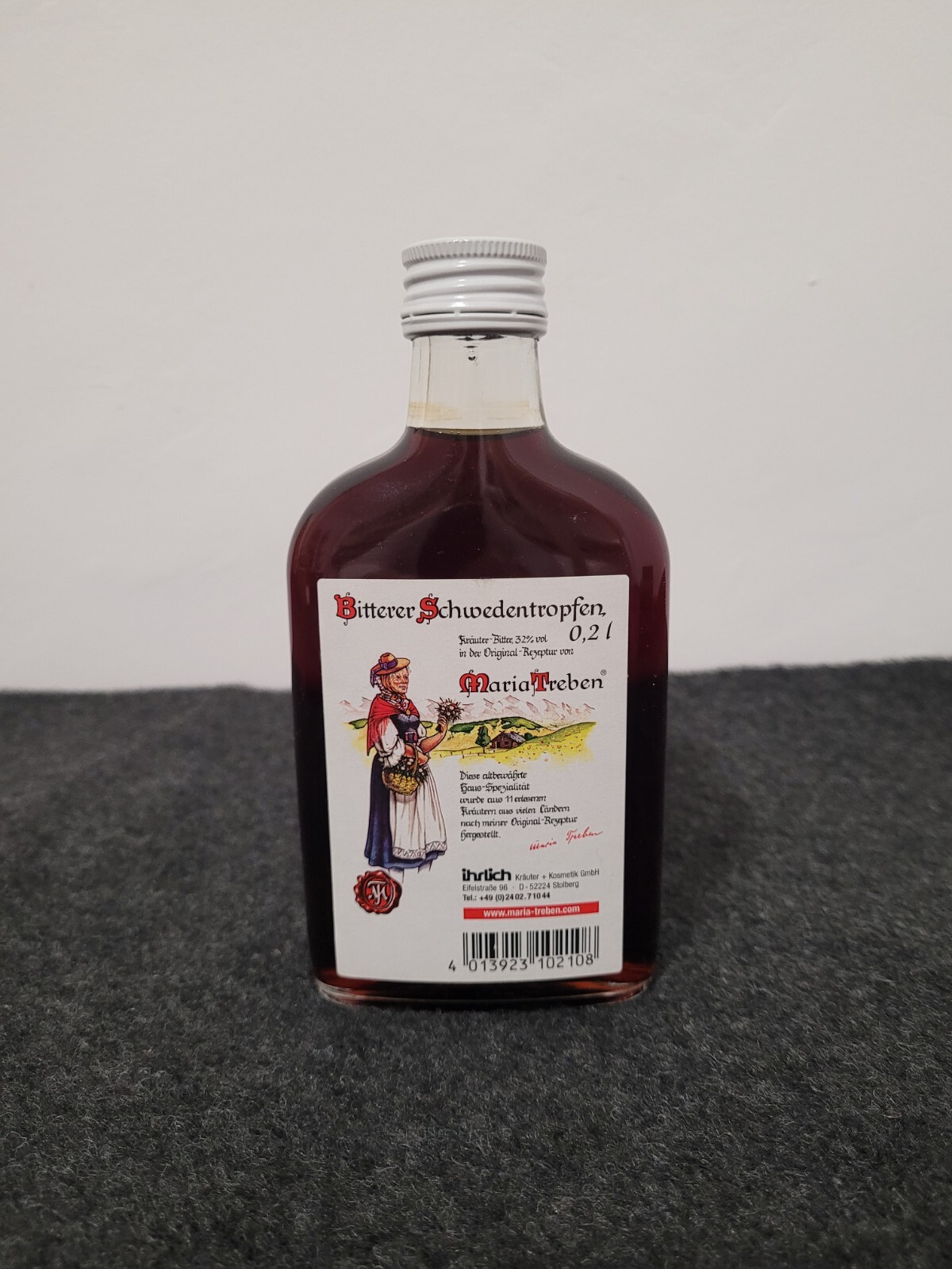 MARIA TREBEN amargo de hierbas suecas 200ml petaca
