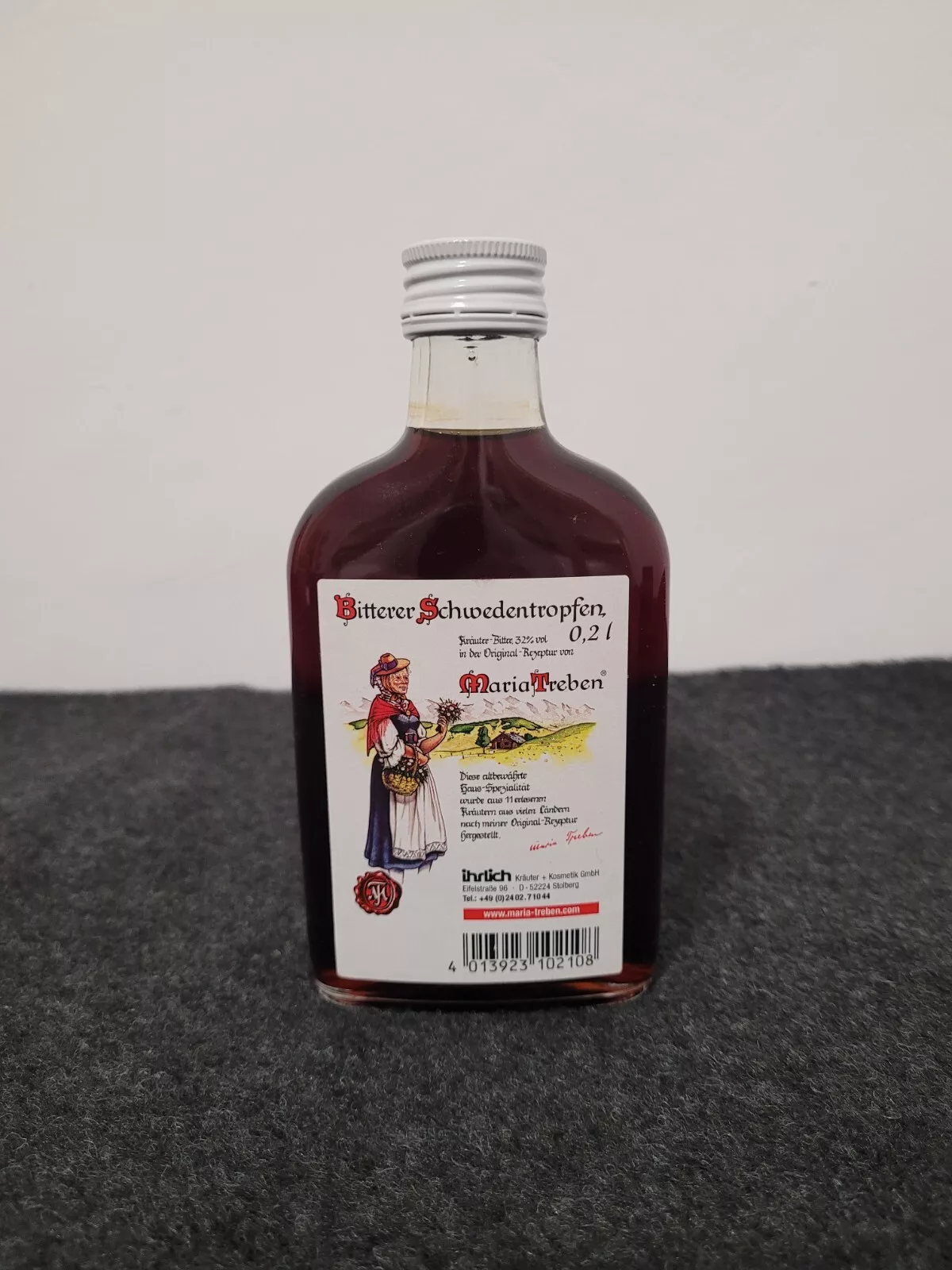 MARIA TREBEN amargo de hierbas suecas 200ml petaca