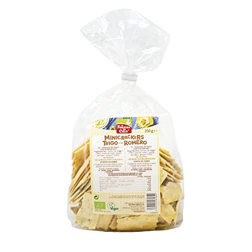 MINI CRACKERS DE TRIGO con romero 250gr. BIO