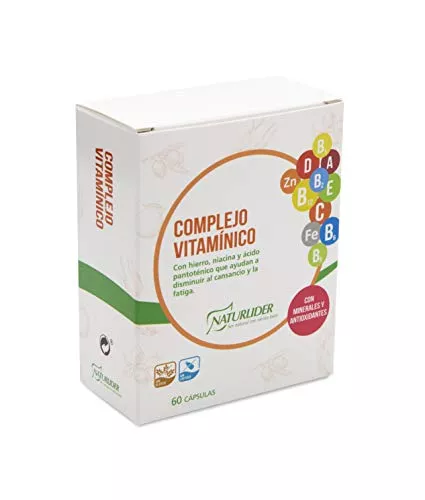 En Oferta Naturlider - Complejo Vitamínico - Vitaminas Con Minerales Y Antioxidantes - Mejora La Sensación De Cansancio - 60 Caps