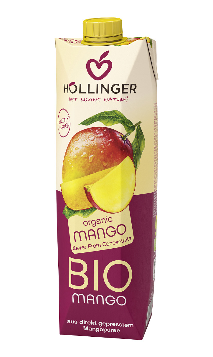 NÉCTAR DE MANGO ORGÁNICO 1 L - HOLLINGER