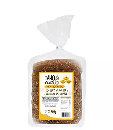 Taho Cereal Pan Molde Maiz Curcuma Girasol