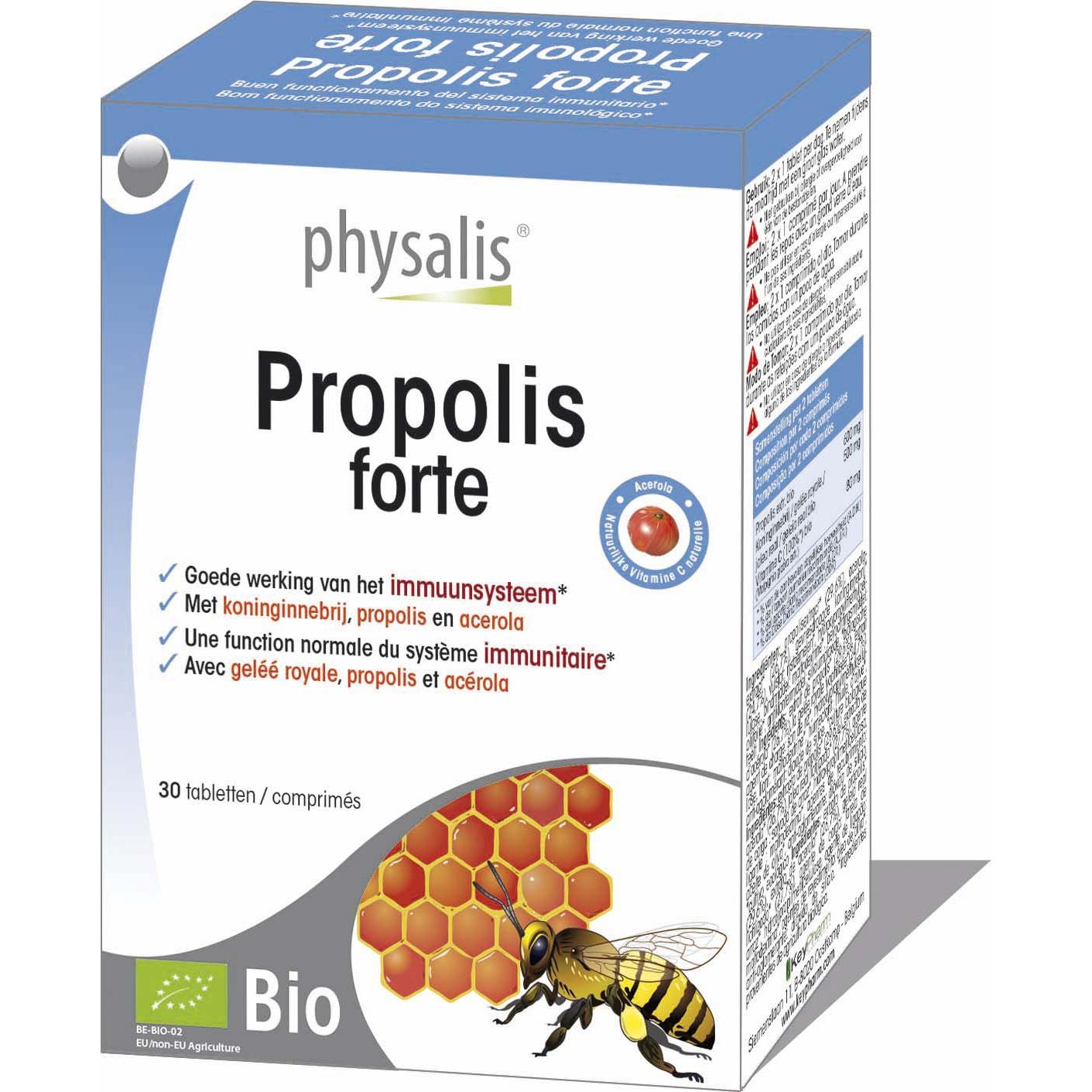 Physalis Propóleo fuerte Tabletas 30 unidades
