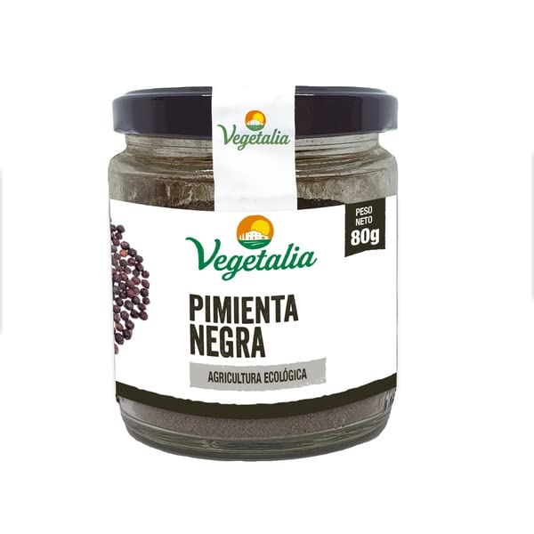 Pimienta negra Eco en Polvo 80gr Vegetalia