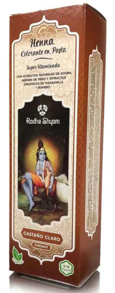 Radhe Shyham Henna en Pasta Castaño Claro 200 ml
