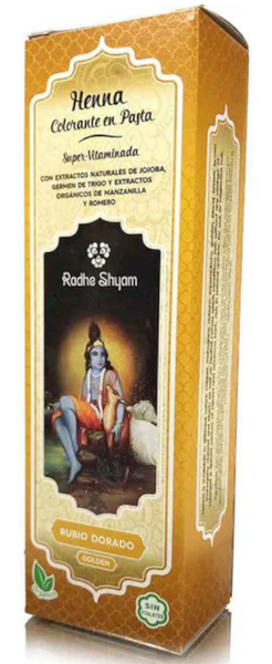 Radhe Shyham Henna en Pasta Rubio Dorado 200 ml