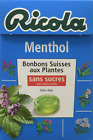 Ricola Ss Suc Candy Menthol 50G