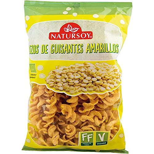 Rizos de guisante amarillo Natursoy, 70 g