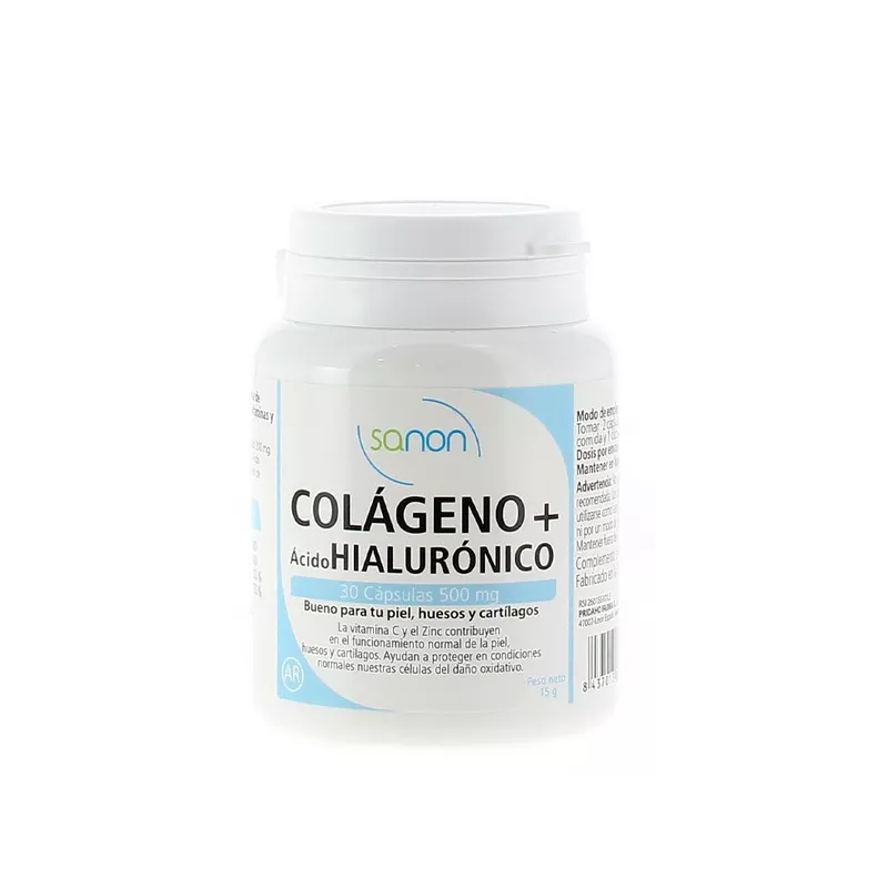 En Oferta Naturtierra Colágeno + Ácido Hialurónico + Vitamina C + Zinc 30Caps
