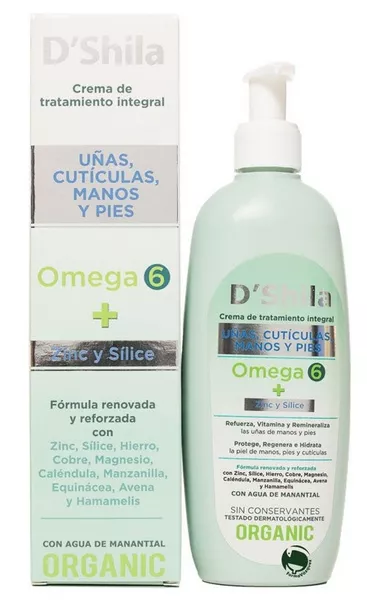D'shila Crema Uñas, Cutículas, Manos Y Pies 250 Ml