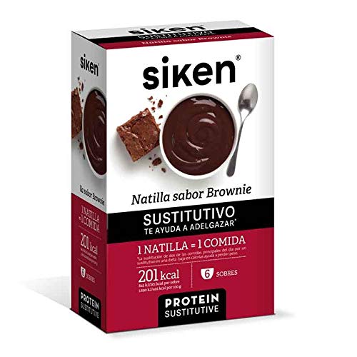 SIKEN NATILLAS SABOR BROWNIE 6 SOBRES