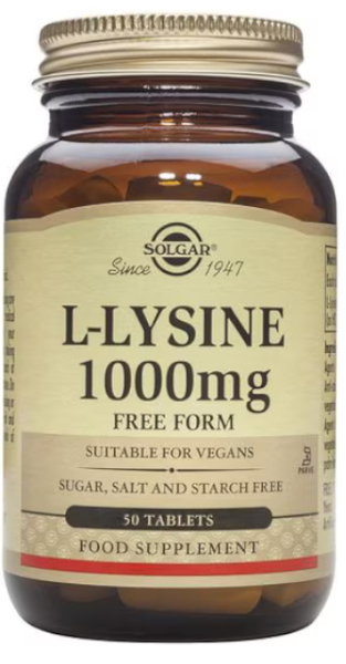 Solgar L-Lisina 1000 mg 50 Comprimidos