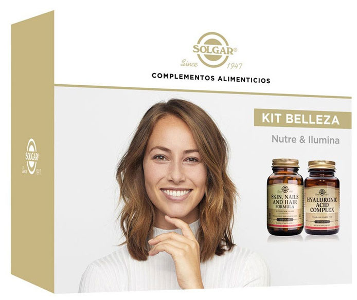 Solgar Pack Belleza Pelo, Piel y Uñas + Ácido Hialurónico Complex