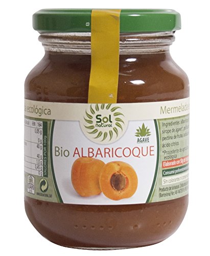SOLNATURAL Albaricoque CONßAGAVE Bio 330 g, Estándar, Único