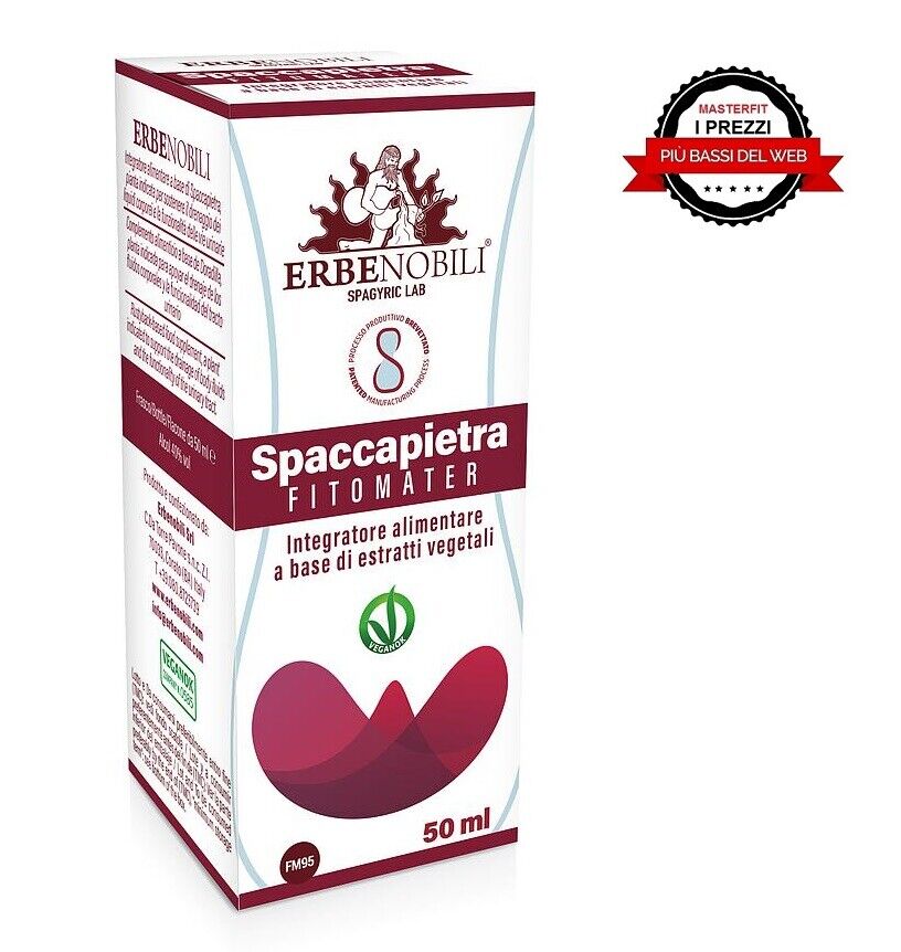 SPACCAPIETRA Gocce Erbenobili 50ml funzionalità delle vie urinarie