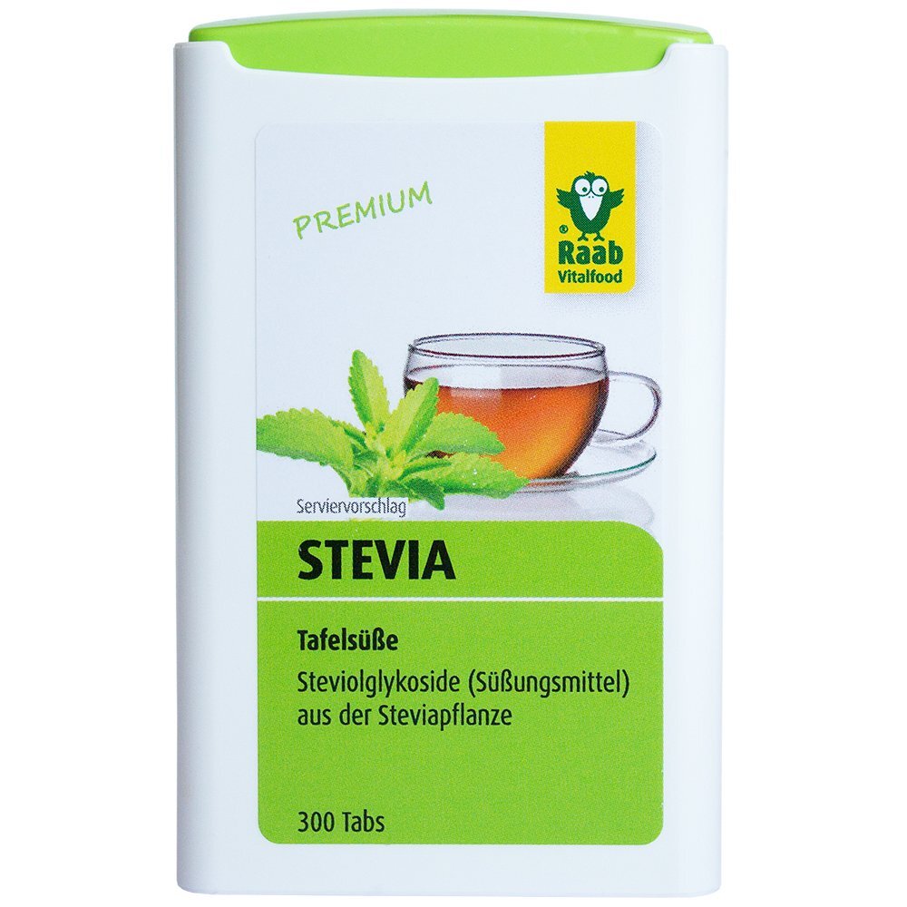 ® Stevia Tabs 300 unidades - Dulce de mesa con glucósidos de esteviol de la planta de stevia...