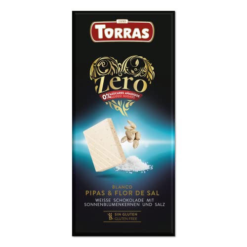 Torras Zero Choco Blanco Con Pipas Y Flor De Sal 125 Gr 125 Gramos Coleccion Zero 125 ml