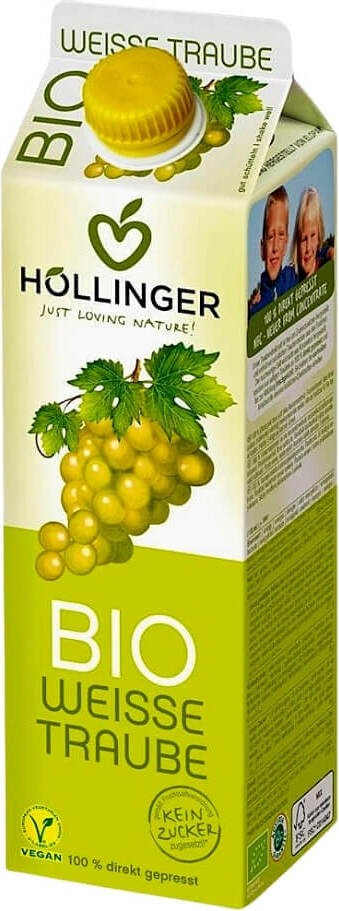 Weißer Traubensaft Nfc Bio 1 L - Hollinger