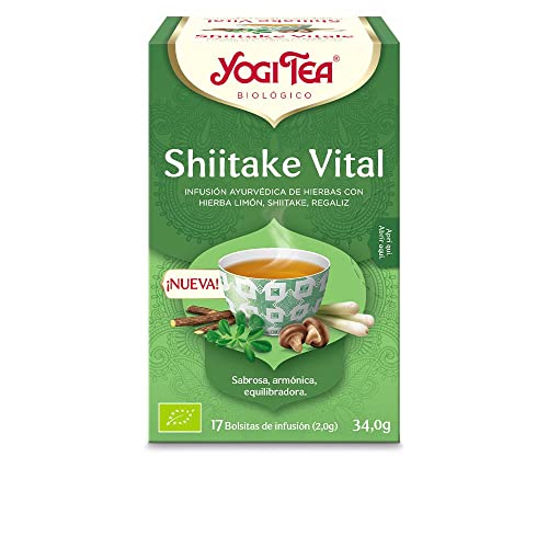 yogi Tea Infusión Shitake Vital 17 Sobres